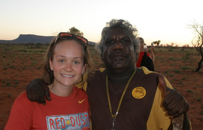 Red dust aboriginal elder small