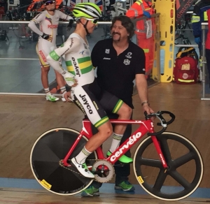 Mechanic Mikey and Al before scratch race